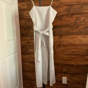 Banana Republic pinstripe jumpsuit in size 10.